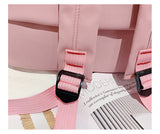 Spring New Street Trend Male And Female Student Schoolbag Simple Large Capacity Backpack Travel Oxford Cloth Bag