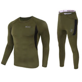 winter Top quality new thermal underwear men underwear sets compression  fleece sweat quick drying thermo underwear men clothing